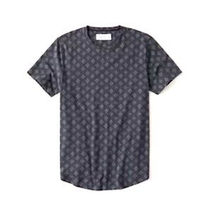 Curved Hem Pattern Tee